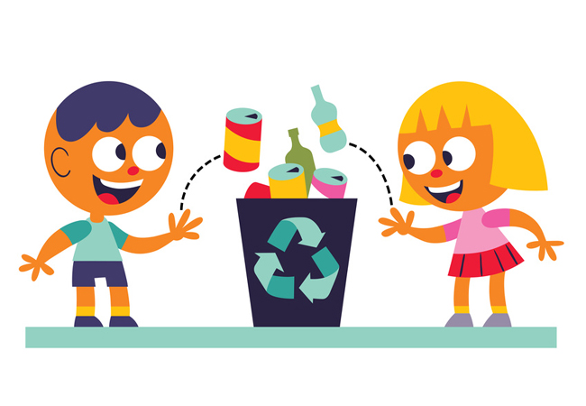 Mülltrennung für Kinder